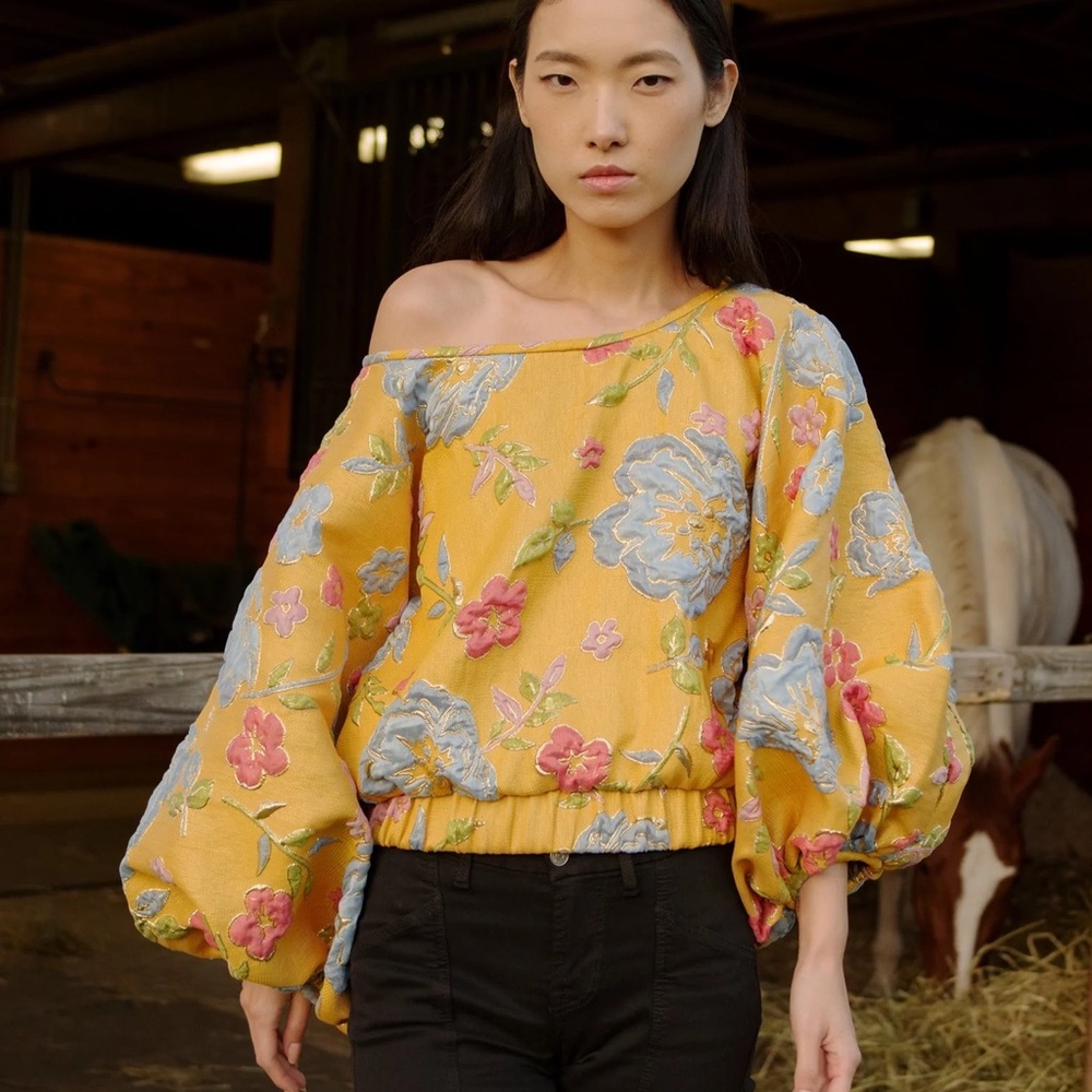 Arianne Elmy Yellow Goodluck Top